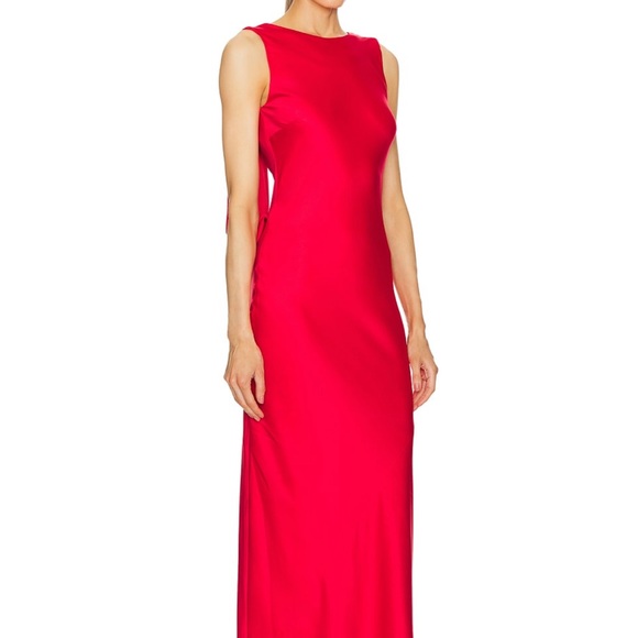 L'Academie Dresses & Skirts - L'Academie Red Sleeveless Bateau Gown
